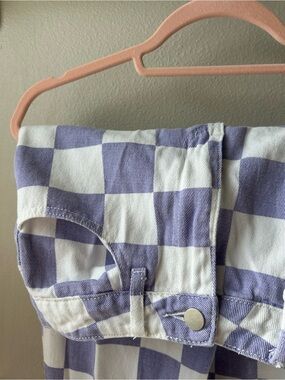 shien checkered jeans